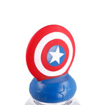 Botella Cresko Capitan America Con Figura Sp819